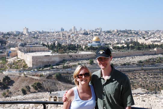 Paul and Sarah on holiday