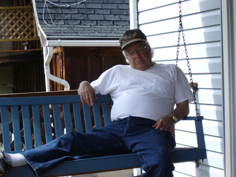 dozing Dad dozing off