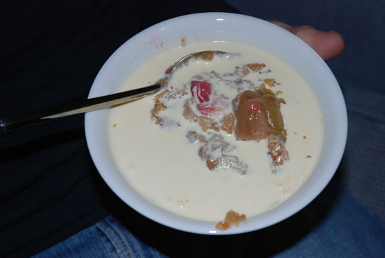 Rhubarb Crumble